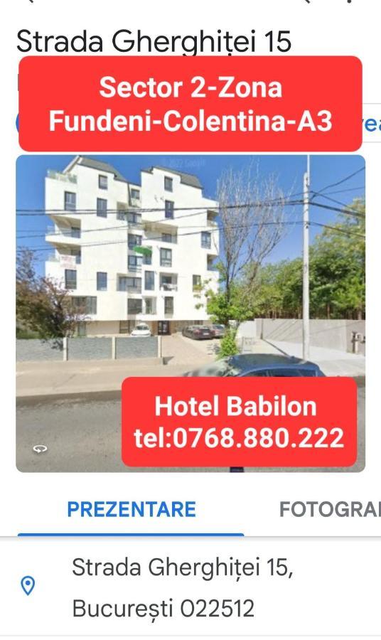 Hotel Babilon Bukarest Kültér fotó